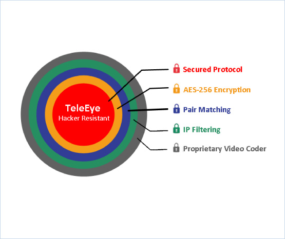 TeleEye Hacker Resistance Technology